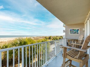 Corner Balcony overlooking the Atlantic