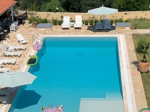 Very big private pool