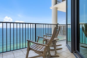 Private Balcony View Overlooking the Gulf