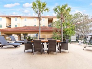 Extended Sundeck patio with gas grill