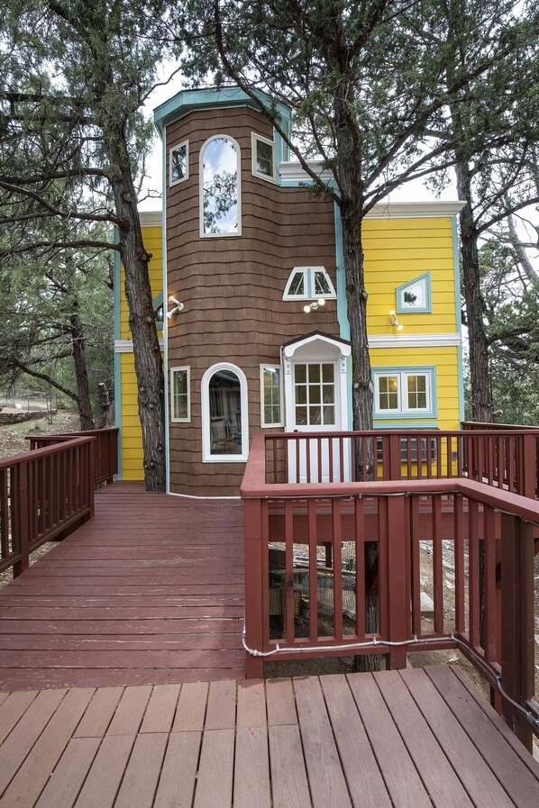 TREE HOUSE from back upper deck