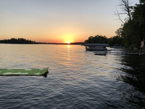 Summer Sunset by the dock & Maui Mat!