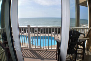 step out onto the deck