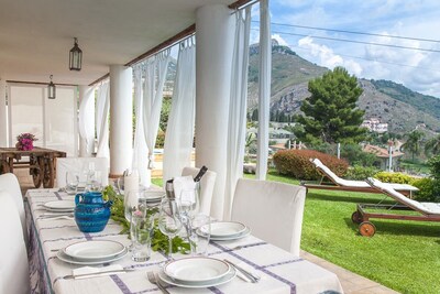 VILLA ZAGARA GARDEN - Villa with swimming pool, Jacuzzi, Panoramic terrace with sea view