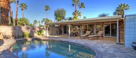 PRIVATE SALT WATER POOL AND PATIO