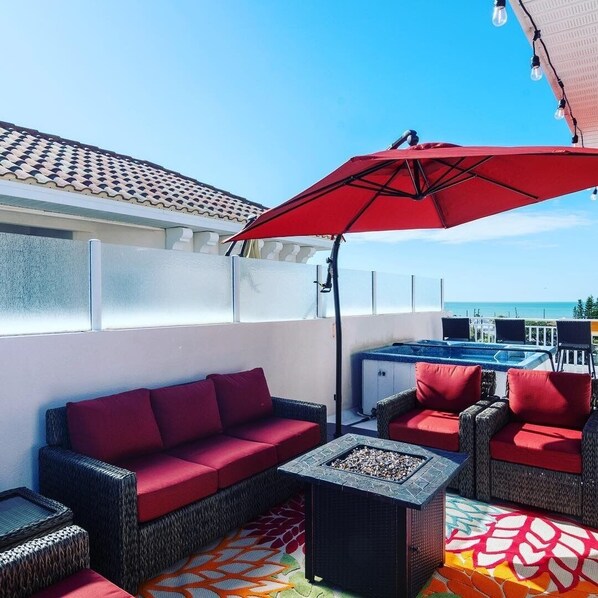 Rooftop Lounge Area