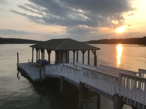 Beautiful sunset at the dock!