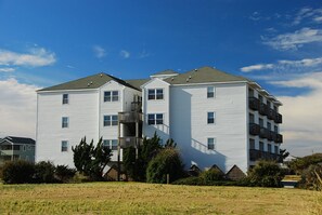 Exterior facing west from Virginia Dare Trail