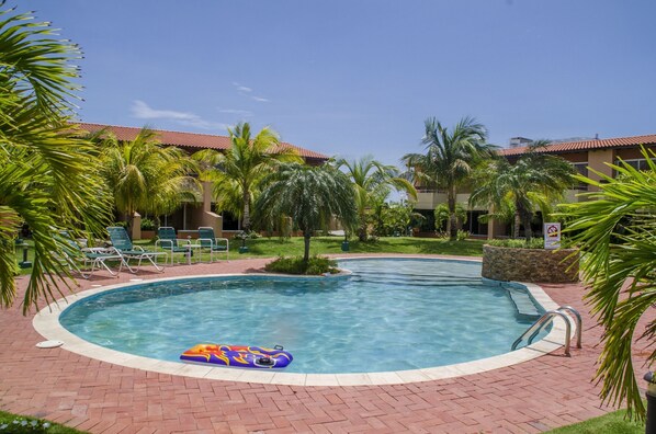 Our refreshing swimmingpool! made for adults and children  