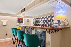 When you have your own Honky Tonk Home Bar! A break from Broadway, but keep it Music City! 