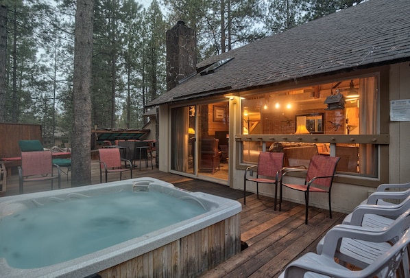 Hot Tub and deck