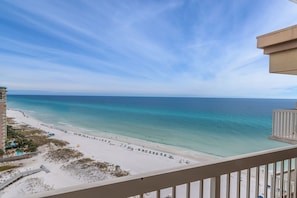 Enjoy the Gulf view from the balcony!!.