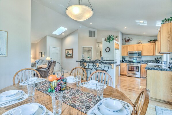 Dining Room open to Kitchen and Living Room - Dining Room open to Kitchen and Living Room