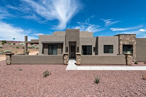 Side View and Front Entry - The side view of this beautiful home is also the entry way.