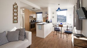 Living/dining area.