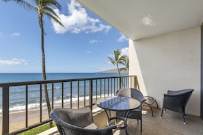 You may even be able to see the whales right from our lanai.