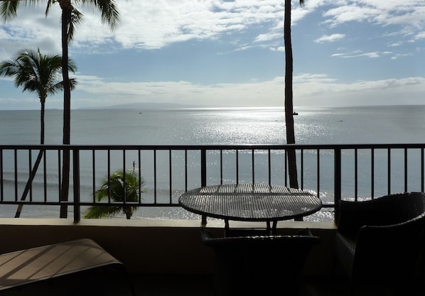 Spectacular view from our lanai.