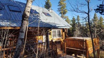 Amazing Mtn Log Cabin, Hot Tub, Secluded, near Breckenridge!  Serene Awesomeness