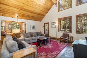 Recently remodeled with original pine vaulted ceilings