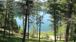 View of Double Lake from our deck.