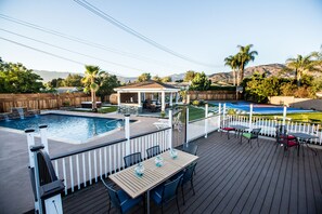 Deck With Open Air Dining Area