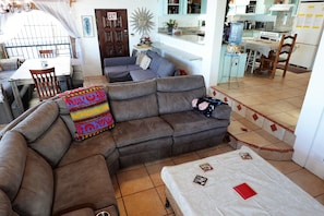 My Home is Open Conc ept Living Rm, Kitchen, and Dinning Rm.