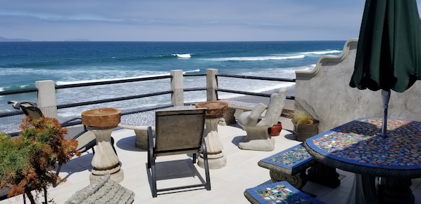 3 Bedrooms, 3 Bathrooms, Right on the Baja Malibu surfing Beach. Great for Large Families groups. All of my guest always remark on how wonderful  and well appointed my home is. Please read the reviews.