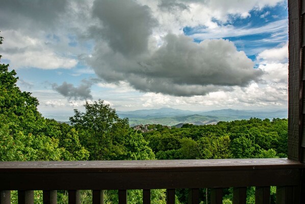 Lookout to Gatlinburg and much further with the endless views from the condo!