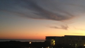 Beautiful sunset view from our LR deck-