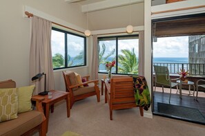 Sealodge G8 | Princeville condos at Sealodge Kauai 6 - Whether you enjoy the views from inside or outside, the views will be fabulous either way! And because it's a top floor unit, you'll have total privacy in your seaside escape.
