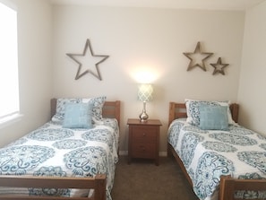 Third Bedroom with two Twin beds