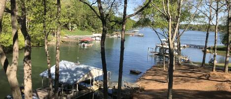 Enjoy this view from the screened porch.