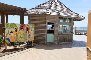 Tiki Bar for Drinks and Snacks