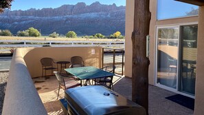 Enjoy the Patio with a View!
