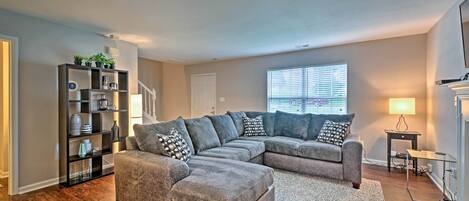 Charlotte Vacation Rental | 3BR | 2.5BA | 1,500 Sq Ft | 2 Steps for Entry