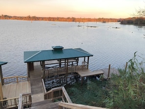 Boat House with Floating Dock