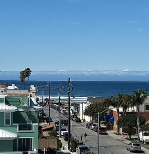 A perfect view down Stimson Ave down to the beach