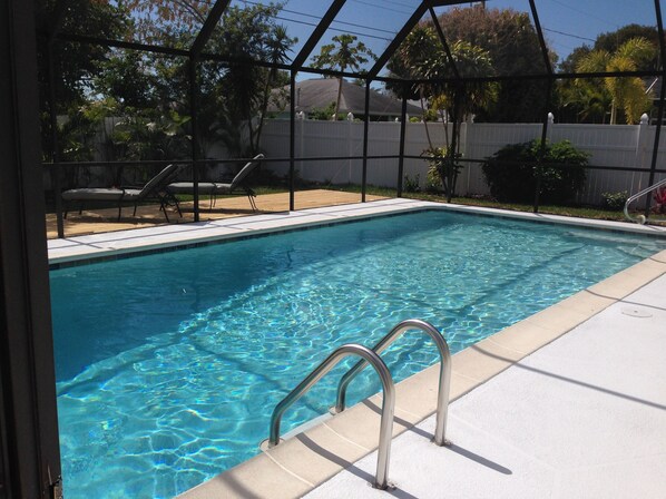 Huge newly renovated pool.  