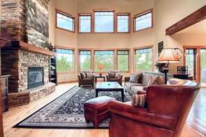 Family Room with incredible views