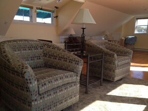 Second floor bedroom sitting area
