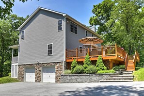 With 4 bedrooms and 2.5 baths, this home has plenty of space for 12 plus 2 more.