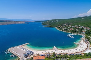 La plage la plus proche