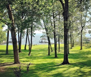 Lakefront view from porch