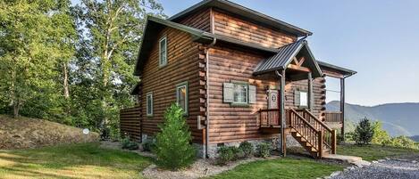 Out little cabin in the mountains. 