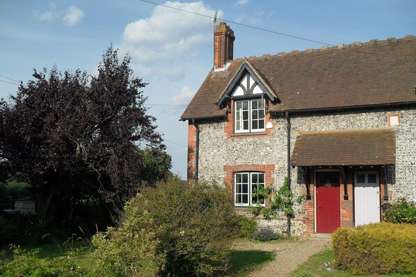 Front of the cottage