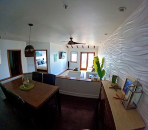 Dining and living room