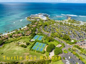 Turtle Bay Resort Aerial View