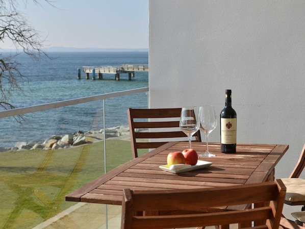 Ausblick vom Balkon