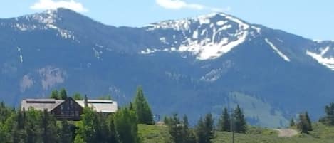 Log House in the Mountains