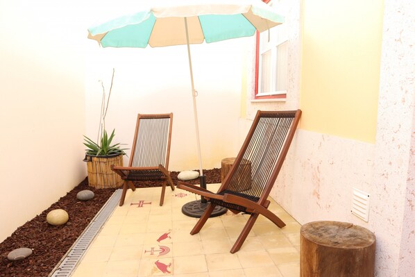 Relaxing private terrace for your end of the day